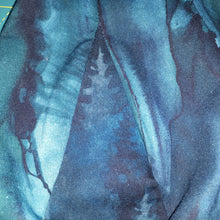 Whispering Pines Multi-flap Bag, close-up view of lining gusset featuring 'fussy cut' focal point, by just.a.tad accessories, sold by Gems from Paradise.