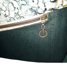 Bubble-licious crossbody bag, close up of the external pocket, by just.a.tad accessories, sold by Gems from Paradise.