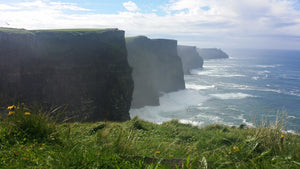 Cliffs of Moher along Irish coast make one think of St. Patrick's Day
