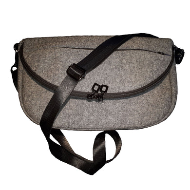 Casual Comfy crossbody bag, font of bag with flap and crossbody strap, by just.a.tad accessories sold by Gems from Paradise.