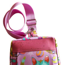Cat's Meow Sling Bag, close up of the adjustable strap with 'standard' size slider, by just.a.tad accessories, sold by Gems from Paradise.