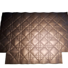 Work in process quiited faux leather, made by just.a.tad accessories.