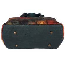 Domed handbag base in forest green cork, by just.a.tad accessories, sold by Gems from Paradise.