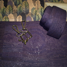 Into the Woods Cork Tote Bag, work in progress, bag materials, by just.a.tad accessories, sold by Gems from Paradise.