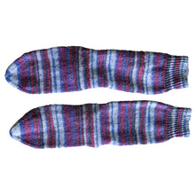 Midnight Sparkle Socks, a hit of sparkle in the red, blue and white stripes - Socks by Sandy Designs, sold by Gems from Paradise