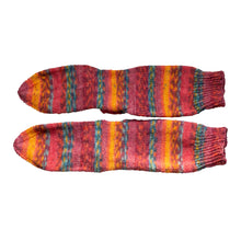Red Sky at Night, in sunset colours - Socks by Sandy Designs, sold by Gems from Paradise