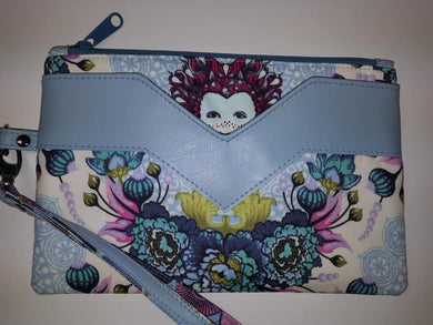 Long Live the Queen Slip Pocket Wristlet by just.a.tad accessories, sold by Gems from Paradise.