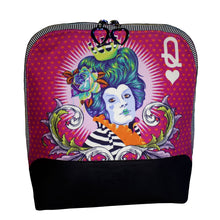 Long Live The Queen crossbody bag, front view by just.a.tad accessories, sold by Gems from Paradise.